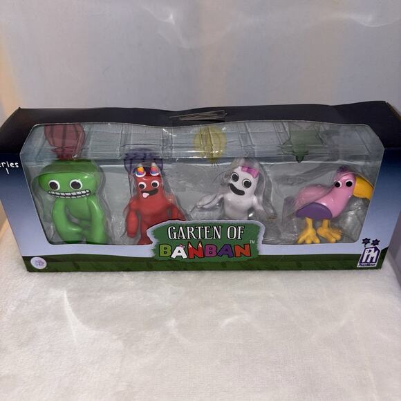Garten Of BanBan MIni Collectible 4 Figure Set Josh Oplia Series 1 Toy Figures - Picture 1 of 5